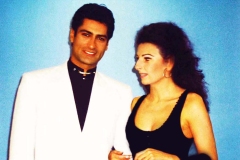 Photo taken from the Magazine-Lucia Aliberti with the Cuban singer Marcelo Molina-Carreras Gala-Leipzig-Guests Stars-TV Show:http://www.luciaaliberti.it #luciaaliberti #marcelomolina #carrerasgala #leipzig #tvshow #guestsstars #tvportrait #laperlafashion