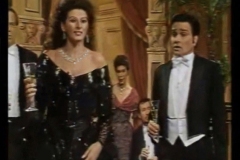 Photo taken from the TV-Lucia Aliberti with the Mexican tenor Octavio Arevalo-Justus Frantz entertainer-TV Show-Live TV Recording-La Traviata-Opera-On Stage:http://www.luciaaliberti.it #luciaaliberti #octavioarevalo #justusfrantz #tvshow #livetvrecording #latraviata #opera #duet #onstage