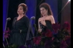 Photo taken from the TV-Lucia Aliberti with the mezzosoprano Daniela Barcellona-Dresden's Summer Open Air Concert-Dresden-Mdr Television-Live TV Recording-On Stage-Escada Fashion:http://www.luciaaliberti.it #luciaaliberti #danielabarcellona #olegcaetani #dresdenssummeropenairconcert #dresden #mdrtelevision #livetvrecording #onstage #escadafashion