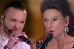 Photo taken from the TV-Lucia Aliberti with the singer and songwriter Mattia Briga-Amici 14-TV Show-Canale 5-Song by Ennio Morricone-Your love:http://www.luciaaliberti.it #luciaaliberti #mattiabriga #amici14 #canale5 #enniomorricone #yourlove #mediaset #tvshow #escadafashion