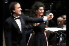 Photo taken from the TV-Lucia Aliberti with the American tenor Neil Schicoff-Deutsche Oper Berlin-Berlin-Gala Concert-La Traviata-Live TV Recording-On Stage-Krizia Fashion:http://www.luciaaliberti.it #luciaaliberti #neilschicoff #deutscheoperberlin #berlin #galaconcert #latraviata #onstage #livetvrecordng #kriziafashion