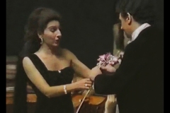 Photo taken from the TV-Lucia Aliberti with the Spanish tenor Placido Domingo-Special Gala Concert-Kitakyushu-Japan Tour-On Stage-TV Recording-La Perla Fashion:http://www.luciaaliberti.it #luciaaliberti #placidodomingo #kitakyushu #japantour #concert  #tvrecording #onstage #laperlafashion