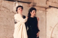 Photo taken from the TV News-Lucia Aliberti with the French mezzosoprano Martine Dupuy-Opera-Semiramide-Festival Valle D’Idria-Martina Franca-On Stage-TV Portrait:http://www.luciaaliberti.it #luciaaliberti #martinedupuy #festivalvalledidria #martinafranca #semiramide #opera #onstage #tvnews #tvportrait