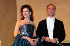 Photo taken from TV News RAI1-Lucia Alibertii with the conductor Oleg Caetani-Concert-Festival Taormina Arte-Orchestra Sinfonica di Milano G.Verdi-Greek Theatre-Taormina-Rai1 TV Portrait-On Stage-Escada Fashion:http://www.luciaaliberti.it #luciaaliberti #olegcaetani #festivaltaorminaarte #concert  #orchestrasinfonicadimilanogiuseppeverdi #greektheatre #taormina #tvnews #onstage #rai1tvportrait #escadafashion