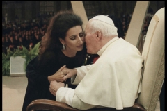 Lucia Aliberti with"Pope Karol Wojtyla”⚘"Pope John Paul II"⚘Concert⚘Vatican⚘Rome⚘III World meeting of the Families⚘Saint Peter's Square⚘Live TV Recording⚘Photo taken from the TV⚘La Perla Fashion⚘:http://www.luciaaliberti.it #luciaaliberti #karolwojtyla #vatican #rome #IIIworldmeetingofthefamilies #saintpeterssquare #popejohnpaulII #livetvrecording #tvportrait #tvnews #laperlafashion
