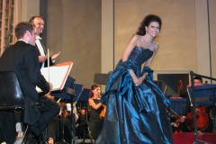 Photo taken from TV Rai1 Reportage-Lucia Aliberti with the conductor Oleg Caetani-Concert-Festival Taormina Arte-Orchestra Sinfonica Di Milano G.Verdi-Greek Theatre-Taormina-Rai1 Portrait-On Stage-Escada Fashion:http://www.luciaaliberti.it #luciaaliberti #olegcaetani #festivaltaorminaarte #orchestrasinfonicadimilanogiuseppeverdi #concert #taormina #onstage #rai1news #escadafashion