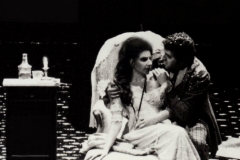 Lucia Aliberti with the Mexican tenor Francisco Araiza⚘Opernhaus Zürich⚘Zürich⚘Opera⚘"La Traviata"⚘On Stage⚘Photo taken from the TV News⚘TV Portrait⚘:http://www.luciaaliberti.it #luciaaliberti #franciscoaraiza #opernhauszurich #zurich #opera #latraviata #onstage #tvnews #tvportrait