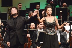 Lucia Aliberti with the Maltese conductor Brian Schembri⚘Special Gala Concert⚘Teatro Manoel⚘Malta⚘On Stage⚘Photo taken from the Video⚘TV Portrait⚘Video⚘:http://www.luciaaliberti.it #luciaaliberti #brianschembri #teatromanoel #malta #concert #tvnews #tvportrait #onstage #video #escadafashion